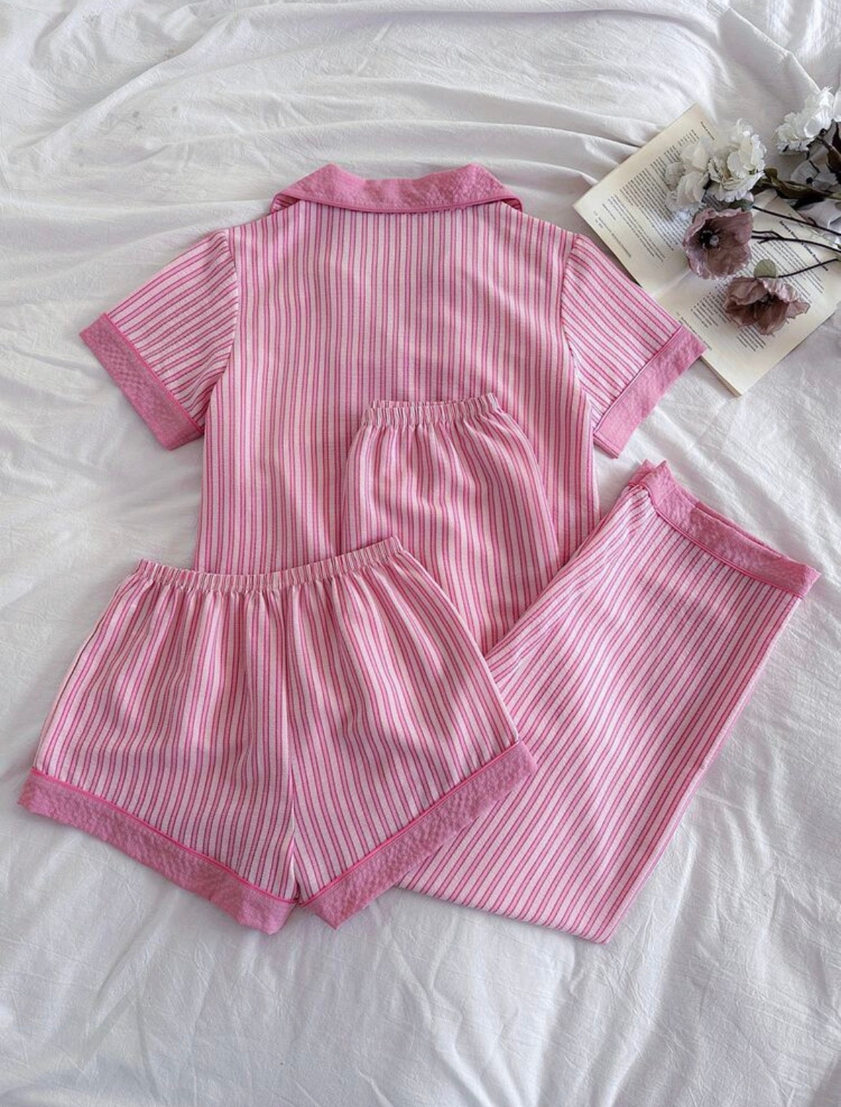 Hazel 3 Packs Pajamas Set - Pink