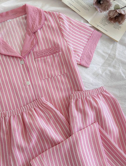 Hazel 3 Packs Pajamas Set - Pink