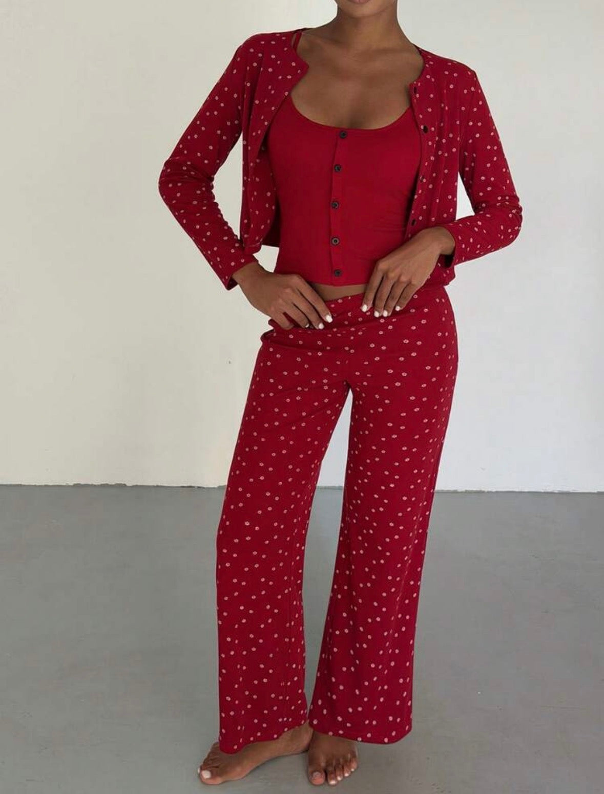 Sevire Luxe Floral 3 Packs Pajamas Set