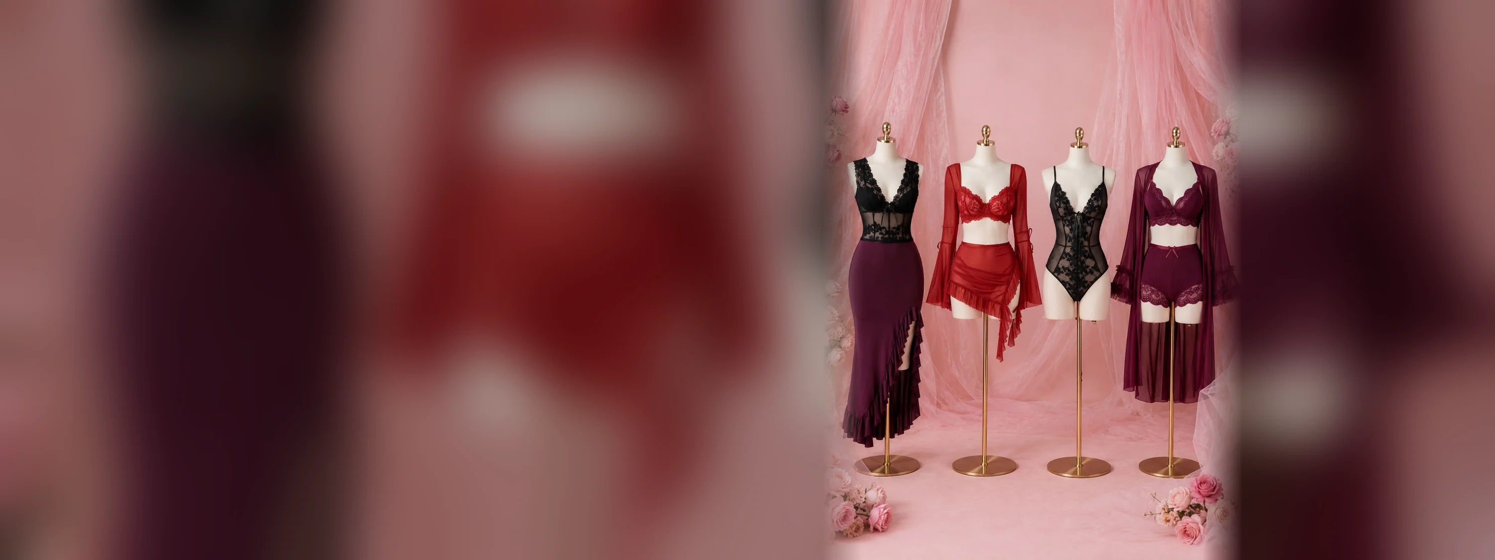 Four Solea Intimate lingerie, nightwear and loungewear looks